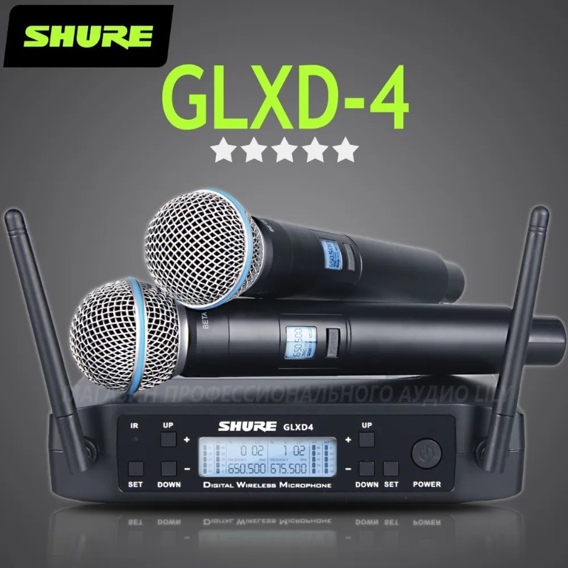 ชูร์ GLXD4 BETA 58A ระบบไมโครโ - Shure Mic Sm58 บทวิจารณ์และราคา