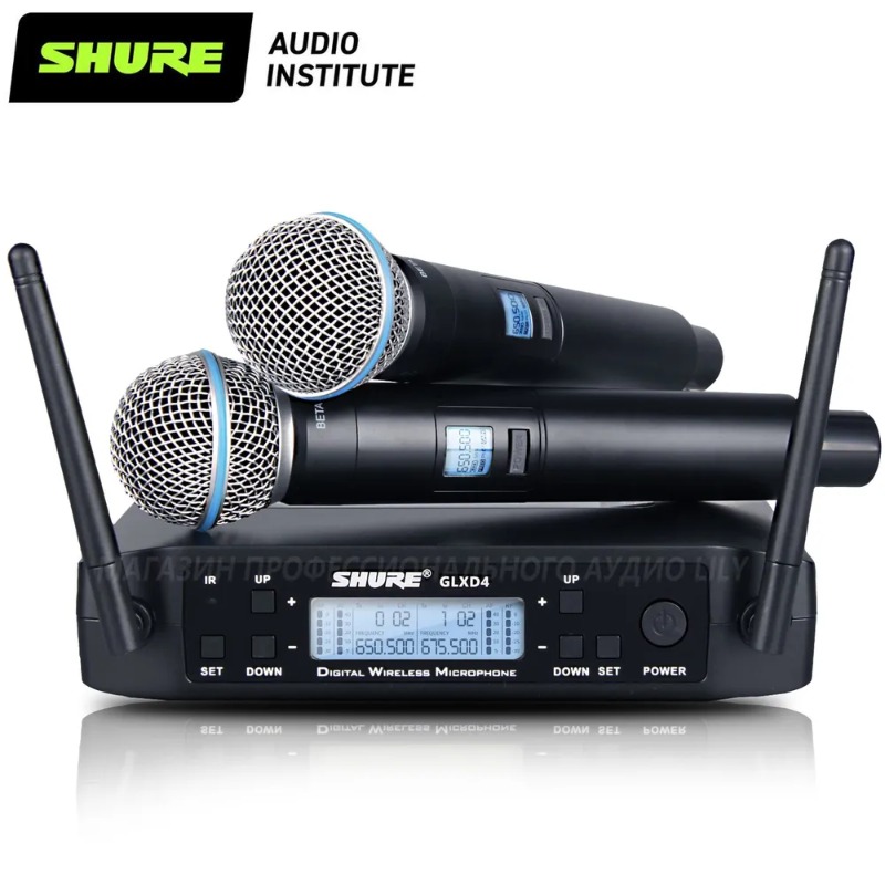 ชูร์ GLXD4 BETA 58A ระบบไมโครโ - Shure Mic Sm58 บทวิจารณ์และราคา