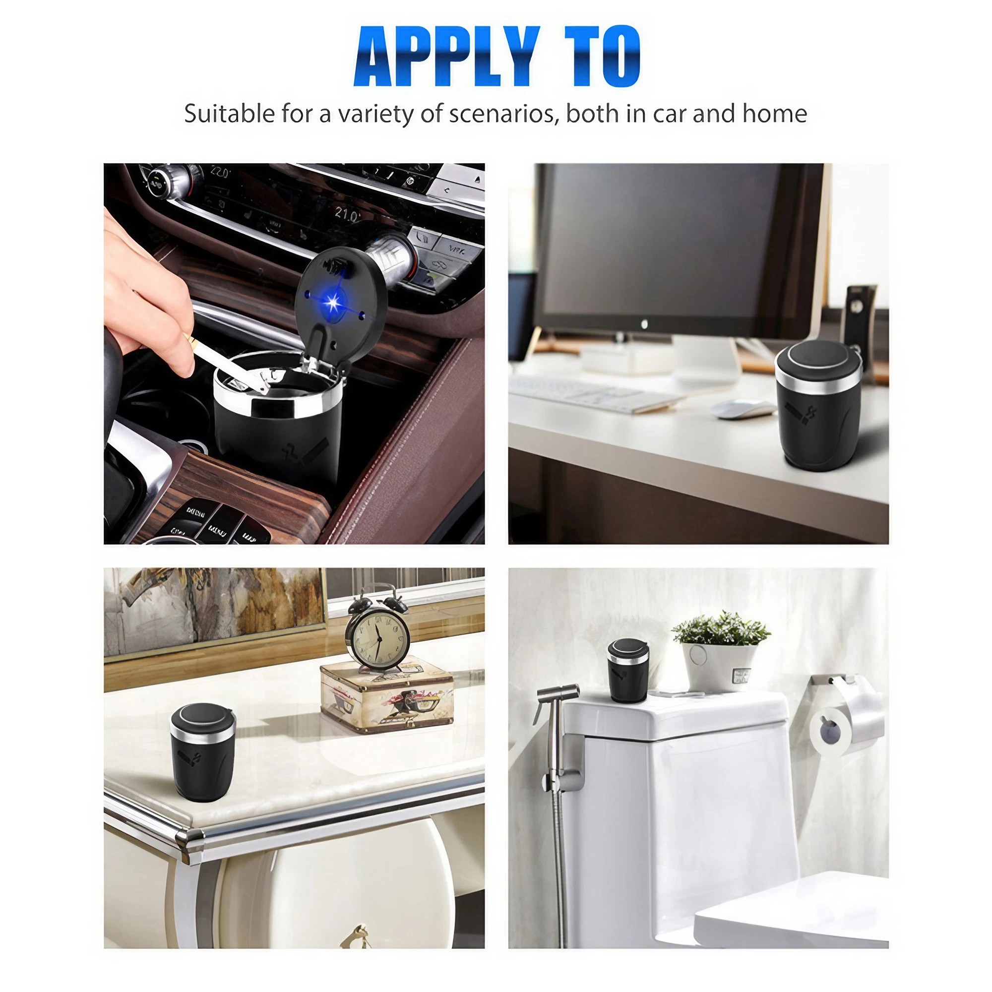 ที่เขี่ยบุหรี่ในรถยนต์พร้อมไฟ  - Vape Decoration บทวิจารณ์และราคา