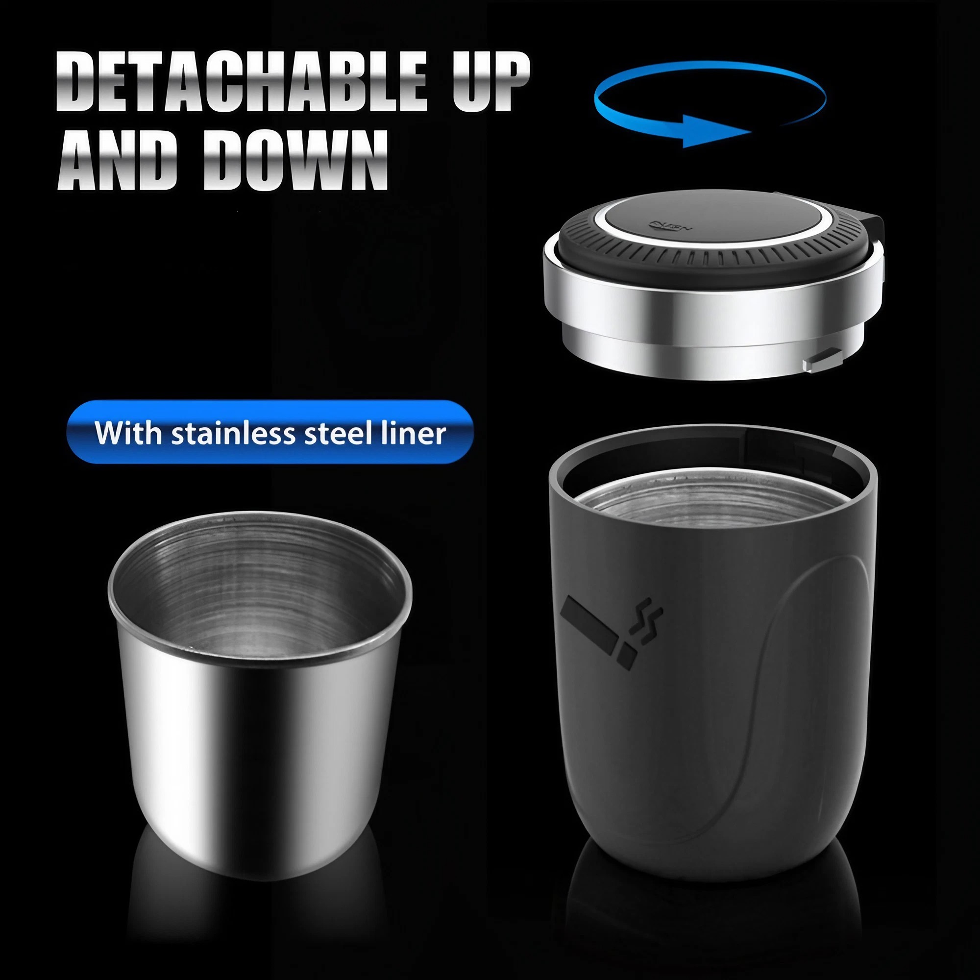 ที่เขี่ยบุหรี่ในรถยนต์พร้อมไฟ  - Vape Decoration บทวิจารณ์และราคา